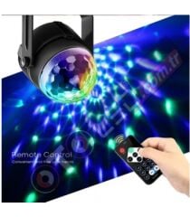 Disko Topu Parti Işıkları 7 Renk Led  Usb Girişli Sese Duyarlı Rgb Uzaktan Kumandalı