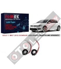 Volkswagen Golf 7 MK7 2015 Sonrası Araçlar için Kısa Far Tutucu Led Ampul Sabitleme Aparatı