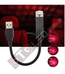 USB Lazer Yıldız Led 5 Farklı Yıldız Modlu 27cm