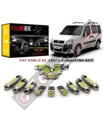 Fiat Doblo D2 LED İç Aydınlatma Ampul Seti FEMEX Parlak Beyaz