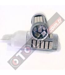 FEMEX Premium T20 7440/7443 Tek Duy / Çift Duy Led Ampul  Kırmızı 2835 Chip 66smd Ultra Parlak Mercekli