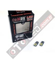FEMEX T10 4014 Chipset 24smd Beyaz Mini Yassı Led Ampul Ultra Parlak