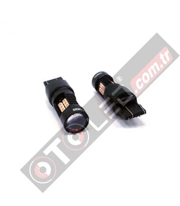 FEMEX Platinum T20 7440/7443 Tek Duy / Çift Duy Led Ampul Kırmızı Mercekli Ultra Parlak