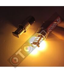 PY21W 1156 BAU15S Sinyal 150* Tırnak Tek Duy Led Ampul Turuncu 3030 Chip Parlak