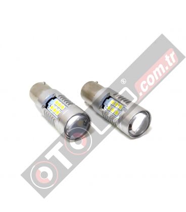 FEMEX Platinum P21W 1156 15W Tek Duy Led Ampul Beyaz Mercekli Ultra Parlak