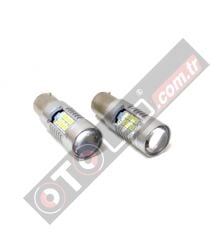 FEMEX Platinum P21W 1156 15W Tek Duy Led Ampul Beyaz Mercekli Ultra Parlak