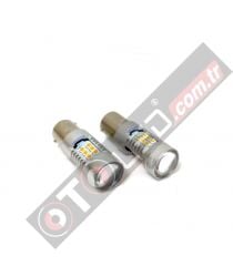 FEMEX Platinum P21W 1156 15W Tek Duy Led Ampul Turuncu Mercekli Ultra Parlak
