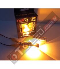 FEMEX Platinum P21W 1156 15W Tek Duy Led Ampul Turuncu BAU15 Sinyal Ampulu