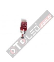 FEMEX T20 7440/7443 Tek Duy / Çift Duy Led Ampul Kırmızı Parlak 1 Adet