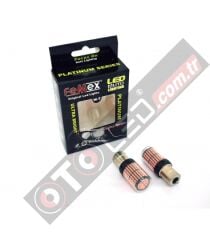 FEMEX Platinum P21W 1156 9W Tek Duy Led Ampul Kırmızı 4014 Chip 144smd Ultra Parlak
