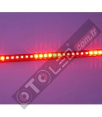 Karaşimşek Çakarlı Led Kırmızı Renk 24 Modlu Kumandalı 56cm