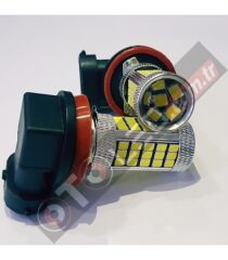 FEMEX Sis Led Ampul H8/11 2835 Chip Led Ampul Beyaz 66smd Ultra Parlak 6000K Mercekli
