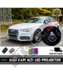 Audi Araçlar İçin Orjinal Geçmeli Soketli Kapı Altı Led Logo