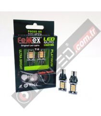 FEMEX T15 W16W 3030 Chip 24smd Turuncu Led Ampul