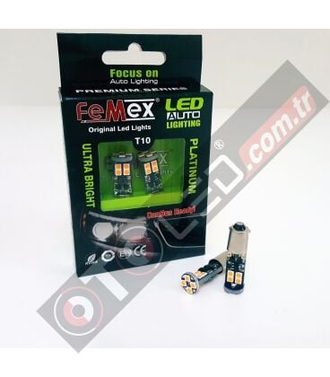 FEMEX Platinum H21W BAW9S 12Ledli Turuncu Led Ampul