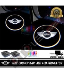 Mini Araçlar İçin Mesafe Sensörlü  Fotoselli Pilli Yapıştırmalı Kapı Altı Led Logo