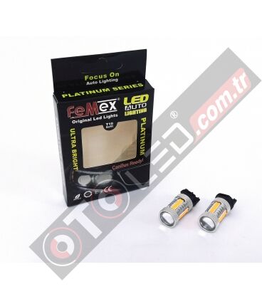 FEMEX PW24W Duy 30smd 4014 Chipset Turuncu Led Ampul