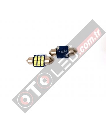 FEMEX Premium 4014 Chipset 21smd Sofit C10W Led Ampul 31mm