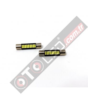 FEMEX Premium 4014 Chipset 9smd Sofit C10W Soket Led Ampul 28mm