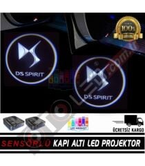 DS Auto Mesafe Sensörlü  Fotoselli Pilli Yapıştırmalı Kapı Altı Led Logo