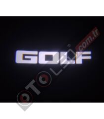 Volkswagen Golf Araçlar İçin Pilli Yapıştırmalı Sensörlü Kapı Altı Led Logo