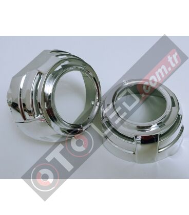 Bi-Xenon / Bi-Led Mercek Kapağı 3,0 Inc Uyumlu Angel Yuvalı Far Mercek Kapağı Model 6