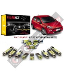 Fiat Punto LED İç Aydınlatma Ampul Seti FEMEX Parlak Beyaz