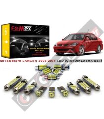 Mitsubishi Lancer 2003-2007 LED İç Aydınlatma Ampul Seti FEMEX Parlak Beyaz