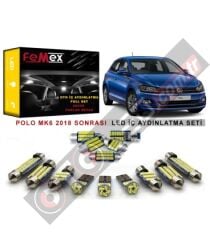 Volkswagen Polo MK6 2018 Sonrası LED İç Aydınlatma Ampul Seti FEMEX Parlak Beyaz