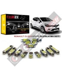 Renault Clio 4 LED İç Aydınlatma Ampul Seti FEMEX Parlak Beyaz