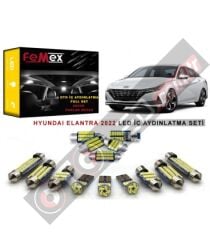 Hyundai Elantra 2022 LED İç Aydınlatma Ampul Seti FEMEX Parlak Beyaz
