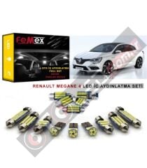 Renault Megane 4 LED İç Aydınlatma Ampul Seti FEMEX Parlak Beyaz