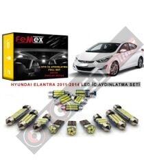 Hyundai Elantra 2011-2014 LED İç Aydınlatma Ampul Seti FEMEX Parlak Beyaz
