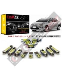 Ford Focus 2 -2,5 LED İç Aydınlatma Ampul Seti FEMEX Parlak Beyaz