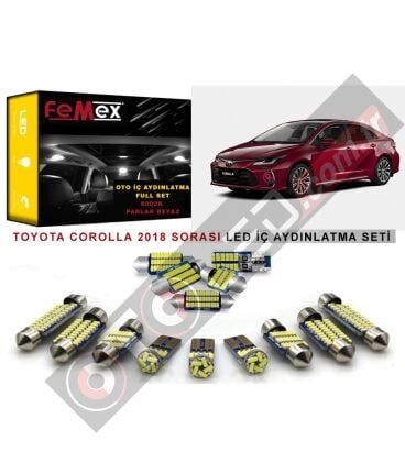 Toyota Corolla 2018 ve Sonrası LED İç Aydınlatma Seti FEMEX