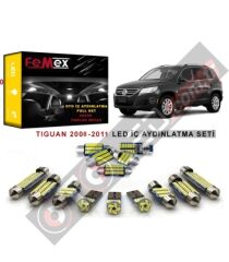 Volkswagen Tiguan 2008-2011 LED İç Aydınlatma Ampul Seti FEMEX Parlak Beyaz